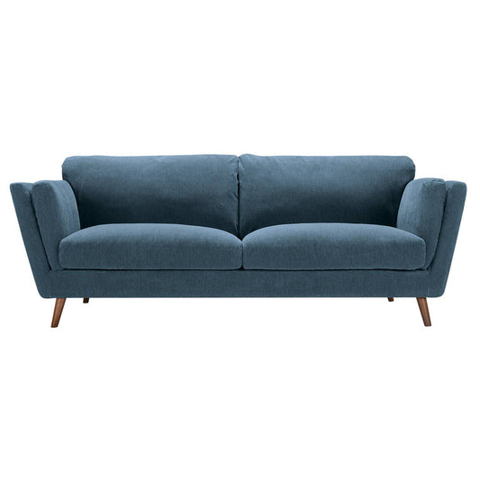 Nova - 3 Seater Moss Blue Corduroy - Pieces For Places
