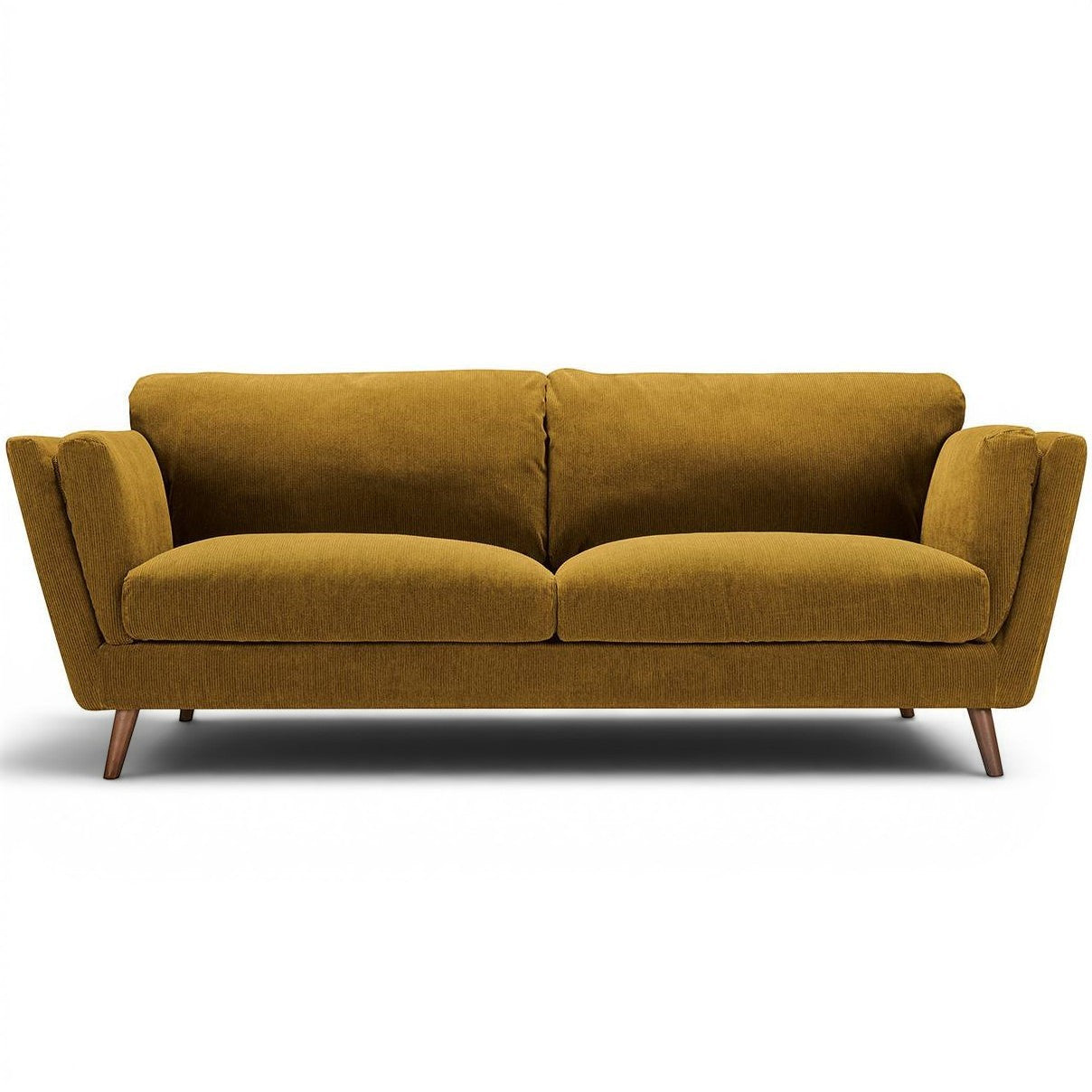 Nova - 3 Seater Moss - Mustard Corduroy