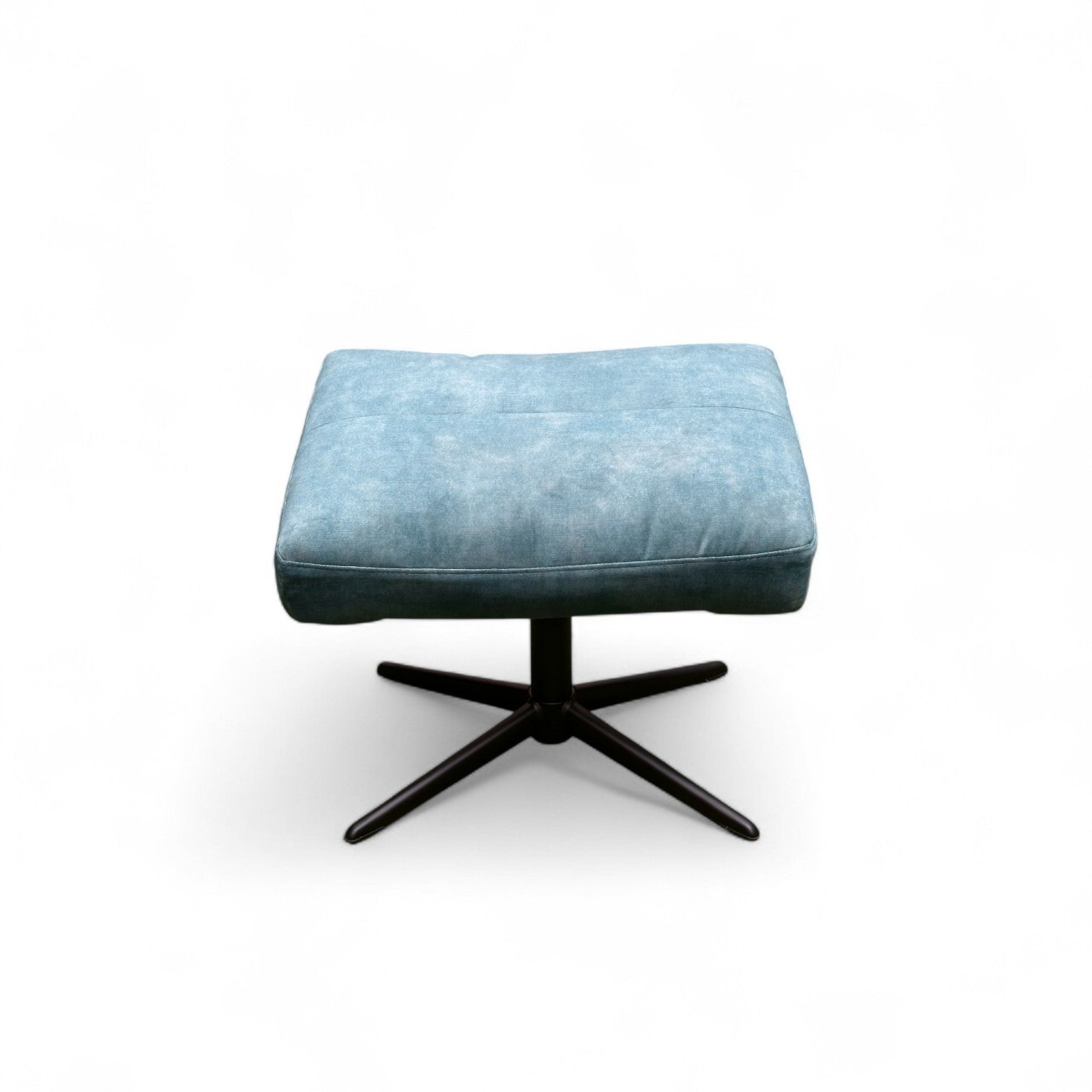 Ocean Blue Hygge Reclining Chair & Stool - Pieces For Places