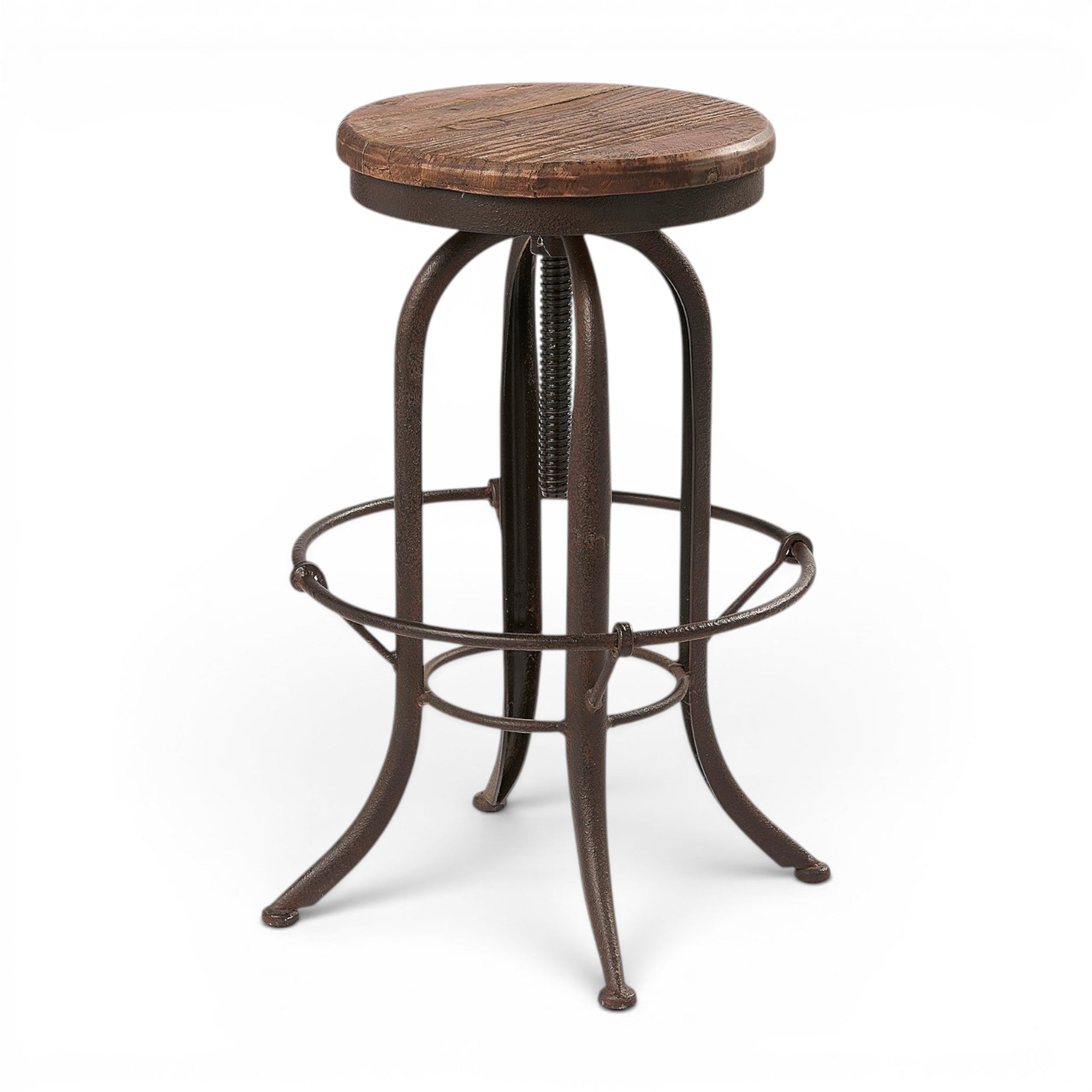 Oyster Elm Adjustable Barstool - Pieces For Places