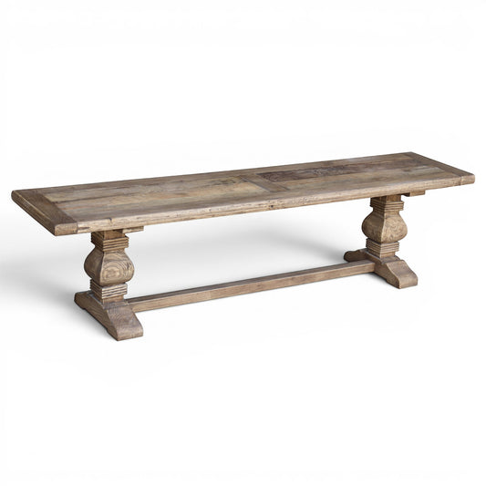 Oyster Old Elm Dining Bench - Pieces For Places