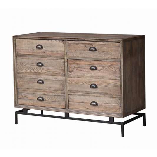 Oyster Reclaimed Elm 2 Door 2 Drawer Sideboard - Pieces For Places
