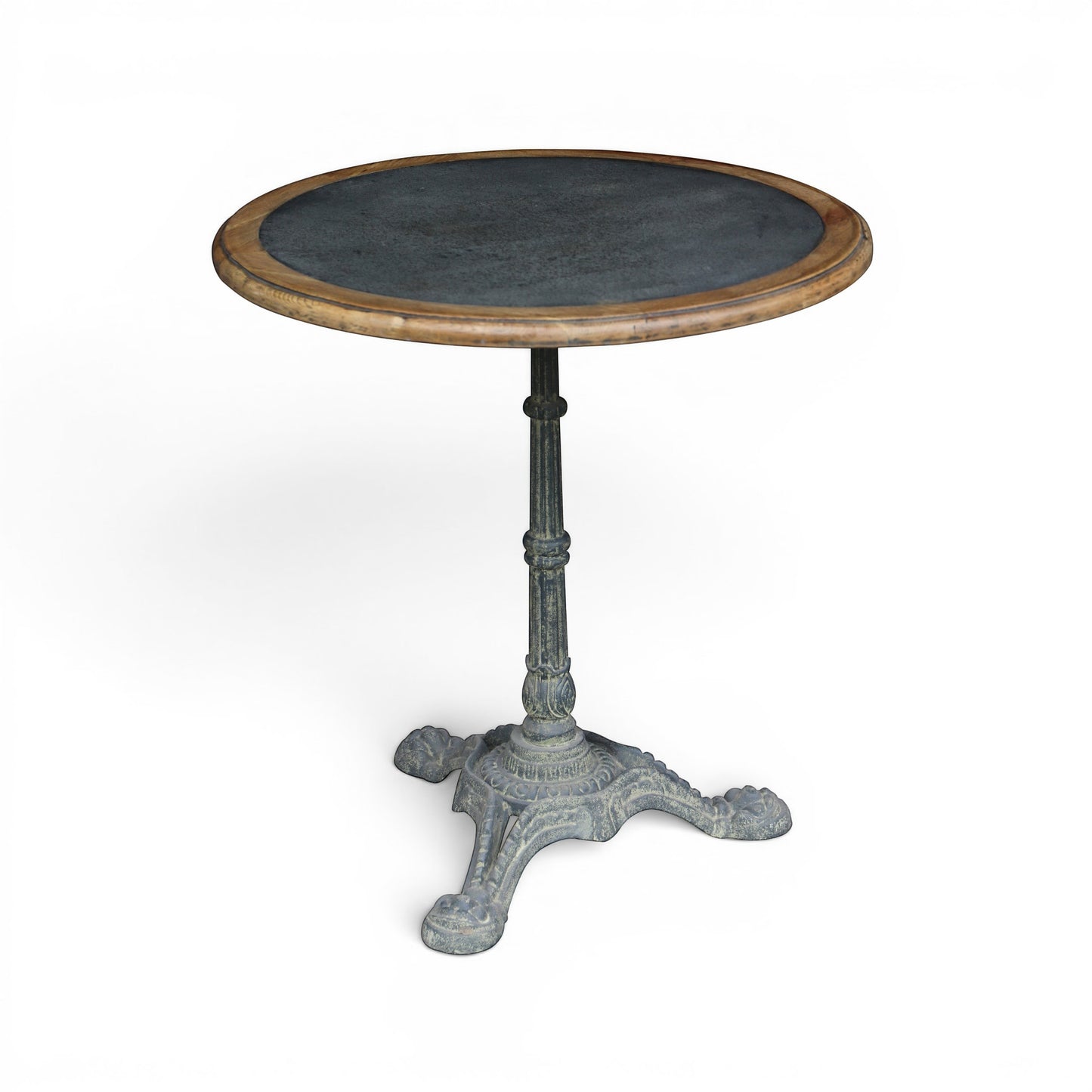 Oyster Round Table with Zinc Top - Pieces For Places