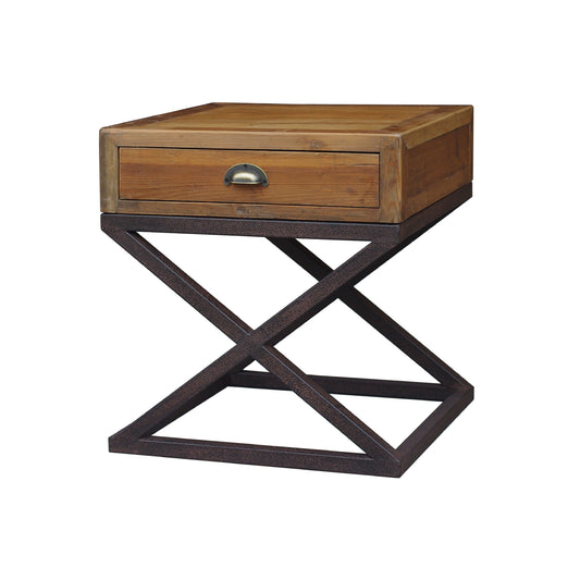 Oyster Pine X Base Lamp Table - Pieces For Places