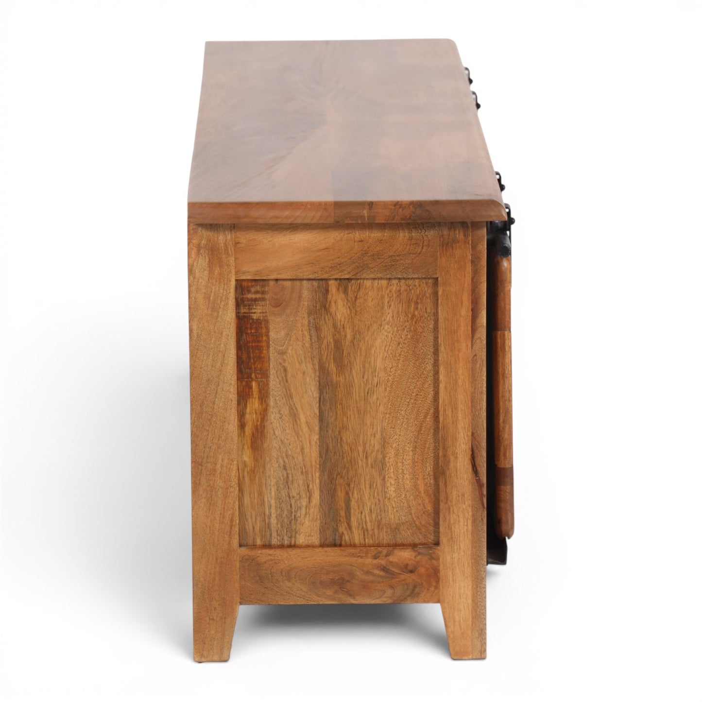 Industrial Solid Mango Wood TV Unit