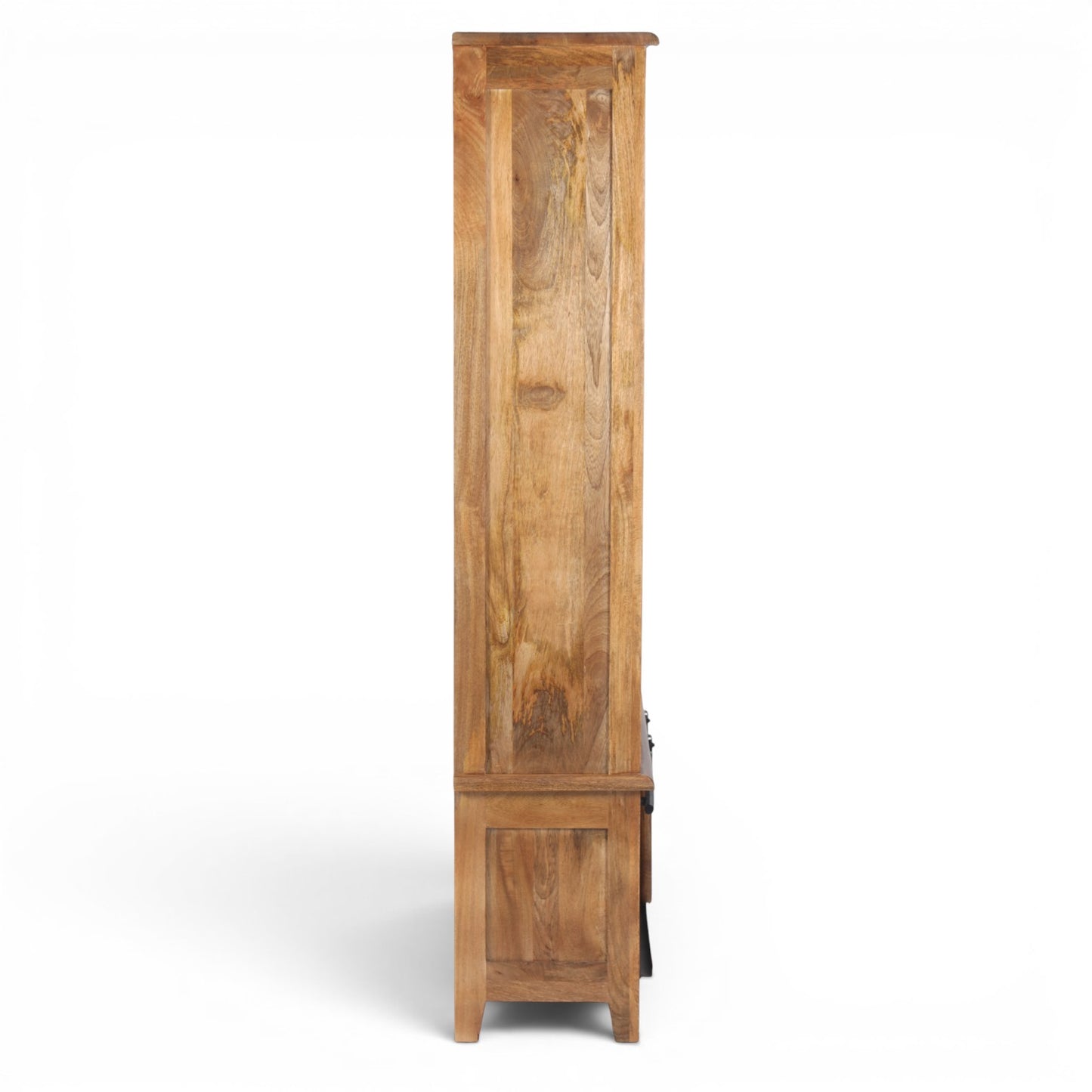 Industrial Solid Mango Wood Bookcase