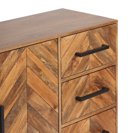 Parquet Solid Mango Wood Sideboard