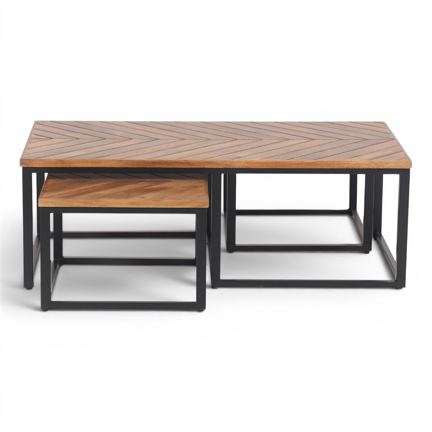 Parquet Rectangle Mango Wood Coffee Table