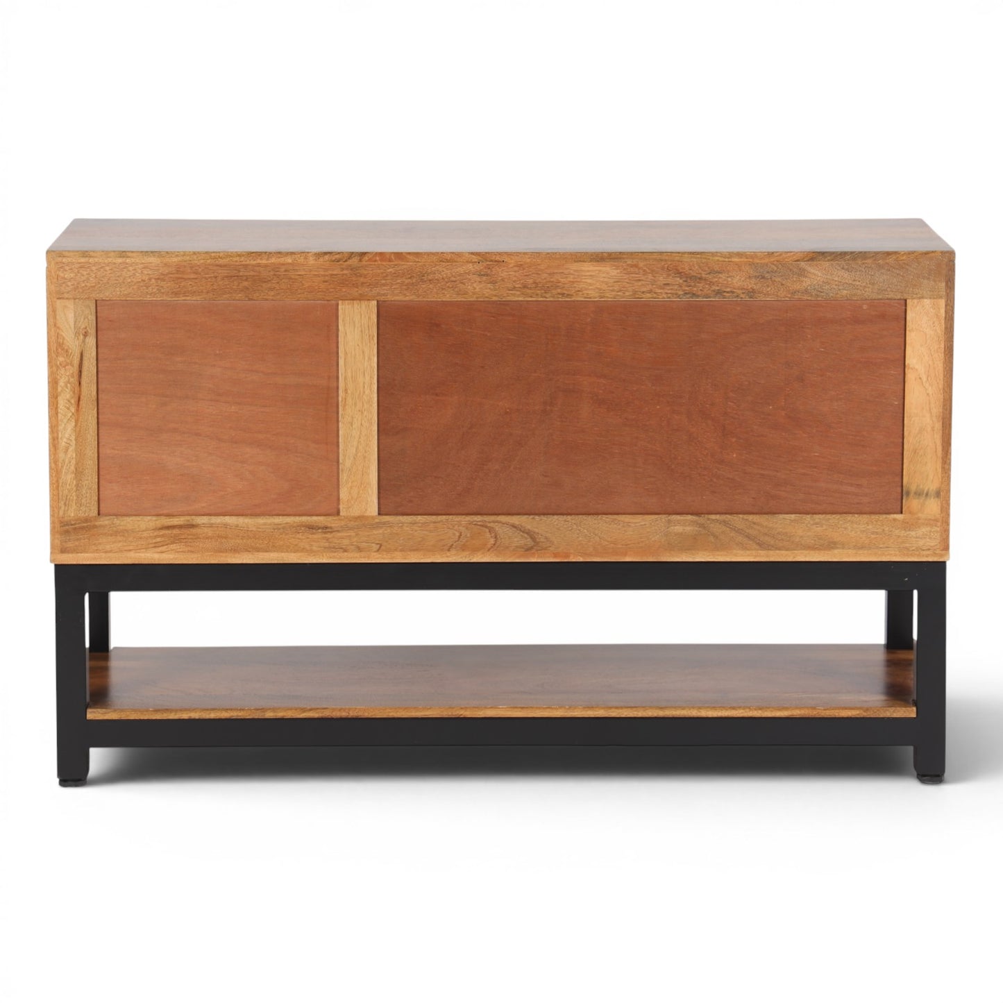 Parquet Solid Mango Wood Low Console Table