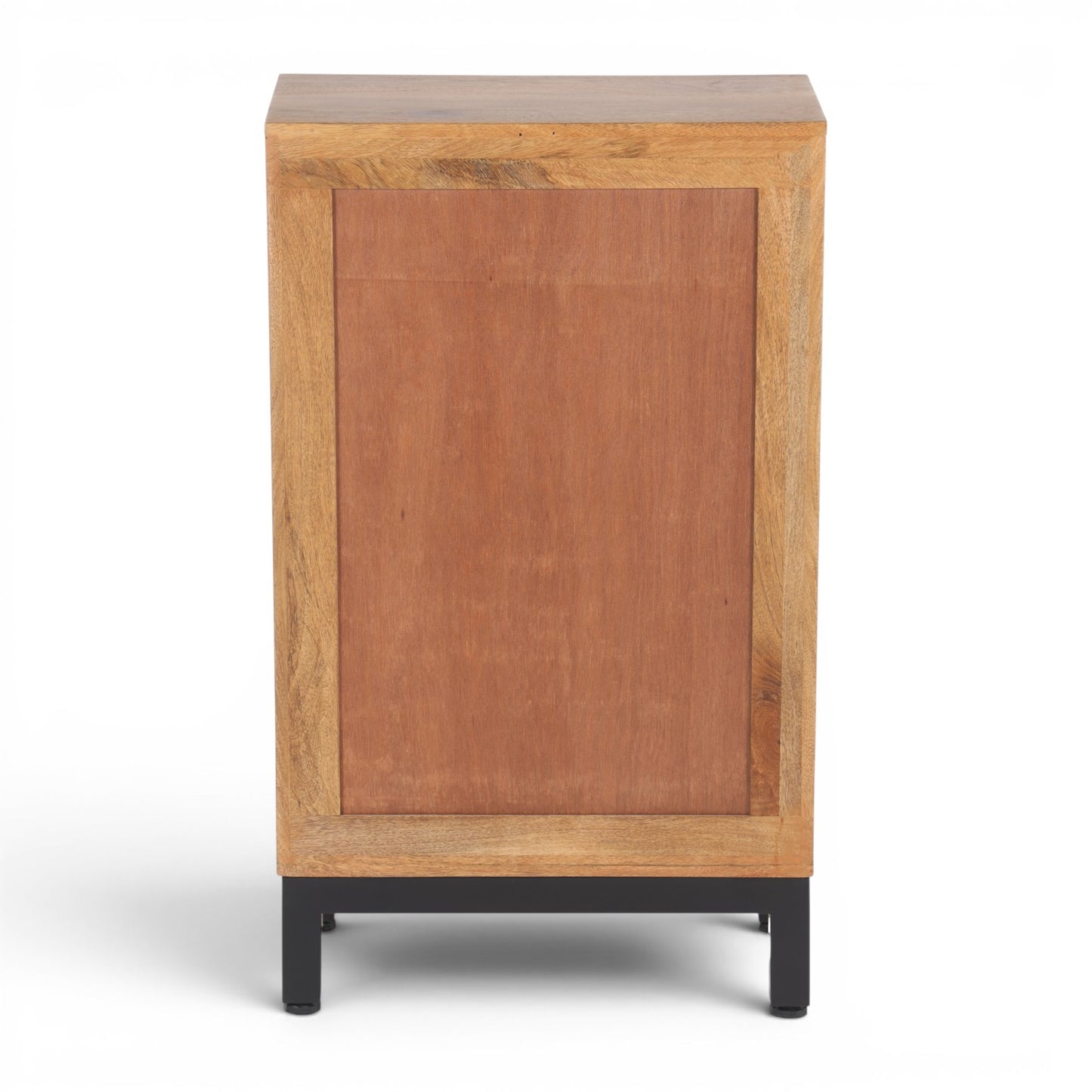 Parquet Solid Mango Wood Tall Slim Sideboard
