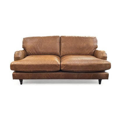 Potter 3 Seater Sofa - Brown Leather | Ex Display