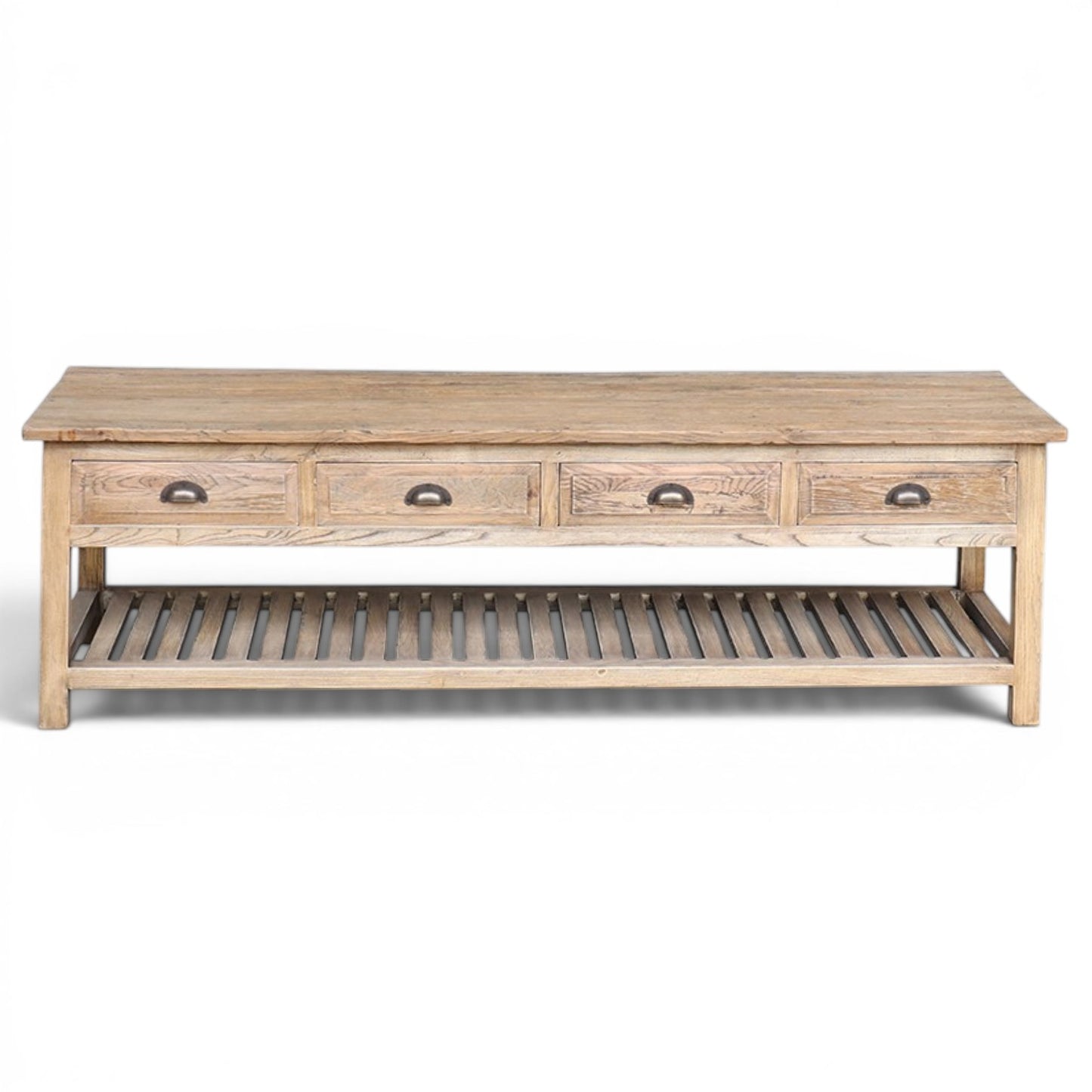 Oyster Reclaimed Oak TV Bench