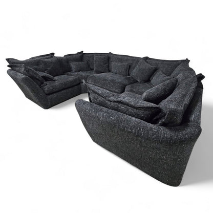 Ruben U Shape Modular Sofa - Anthracite | Ex Display