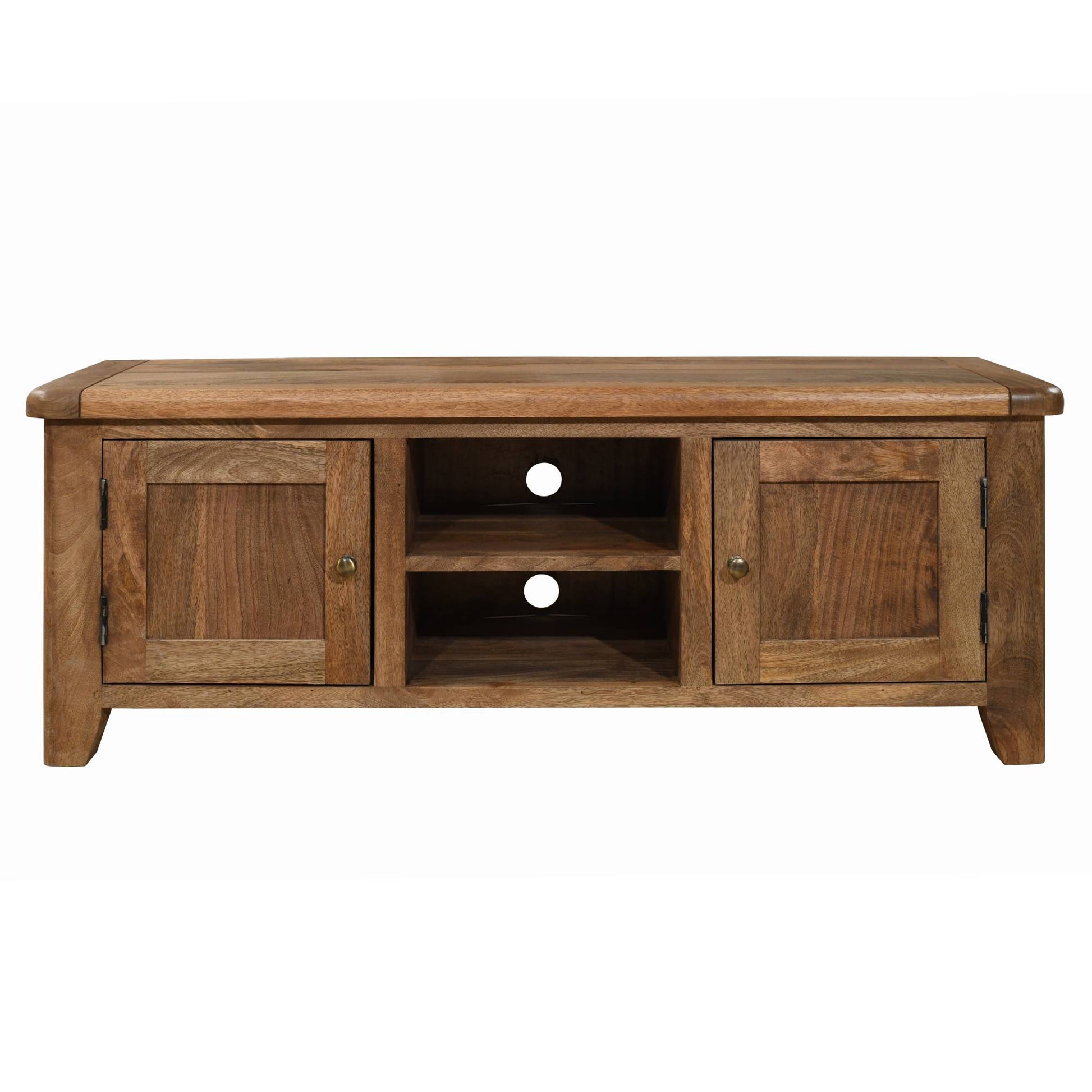 Sandbanks Mango Wood Large Media Unit - Pieces For Places