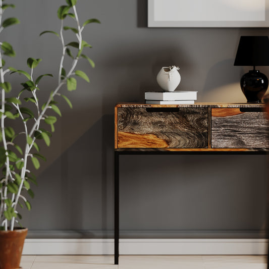 Stopa 2 Drawer Console Table - Pieces For Places