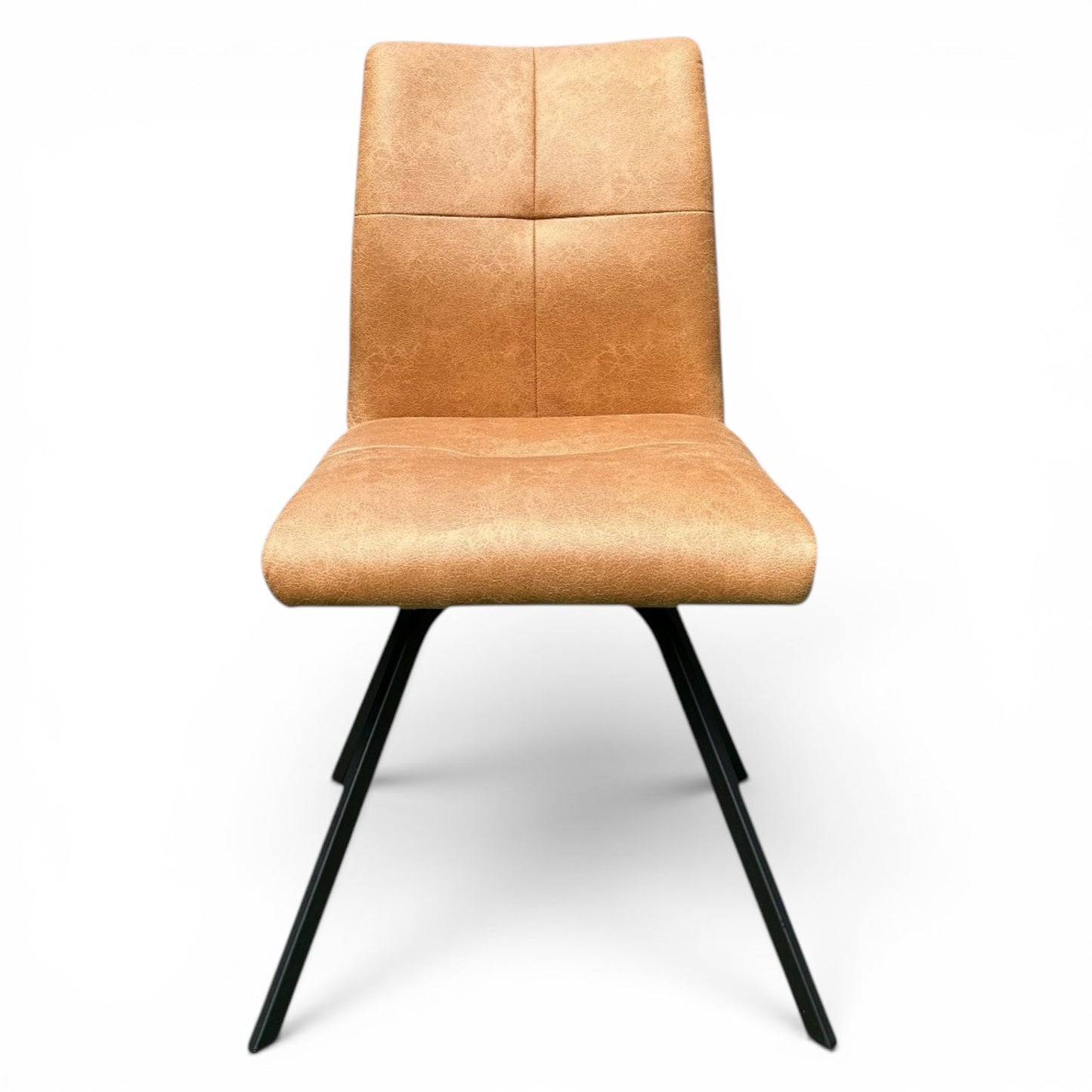 Selmy Tan Swivel Dining Chair