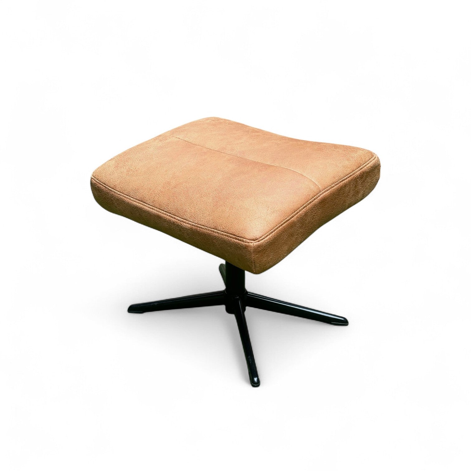 Tan Hygge Reclining Chair & Stool - Pieces For Places