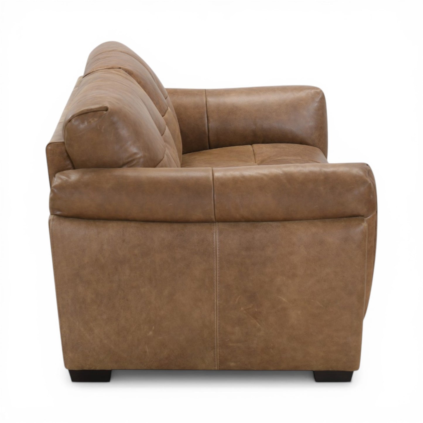 Theo Brown Italian Leather - 2 Seater Sofa