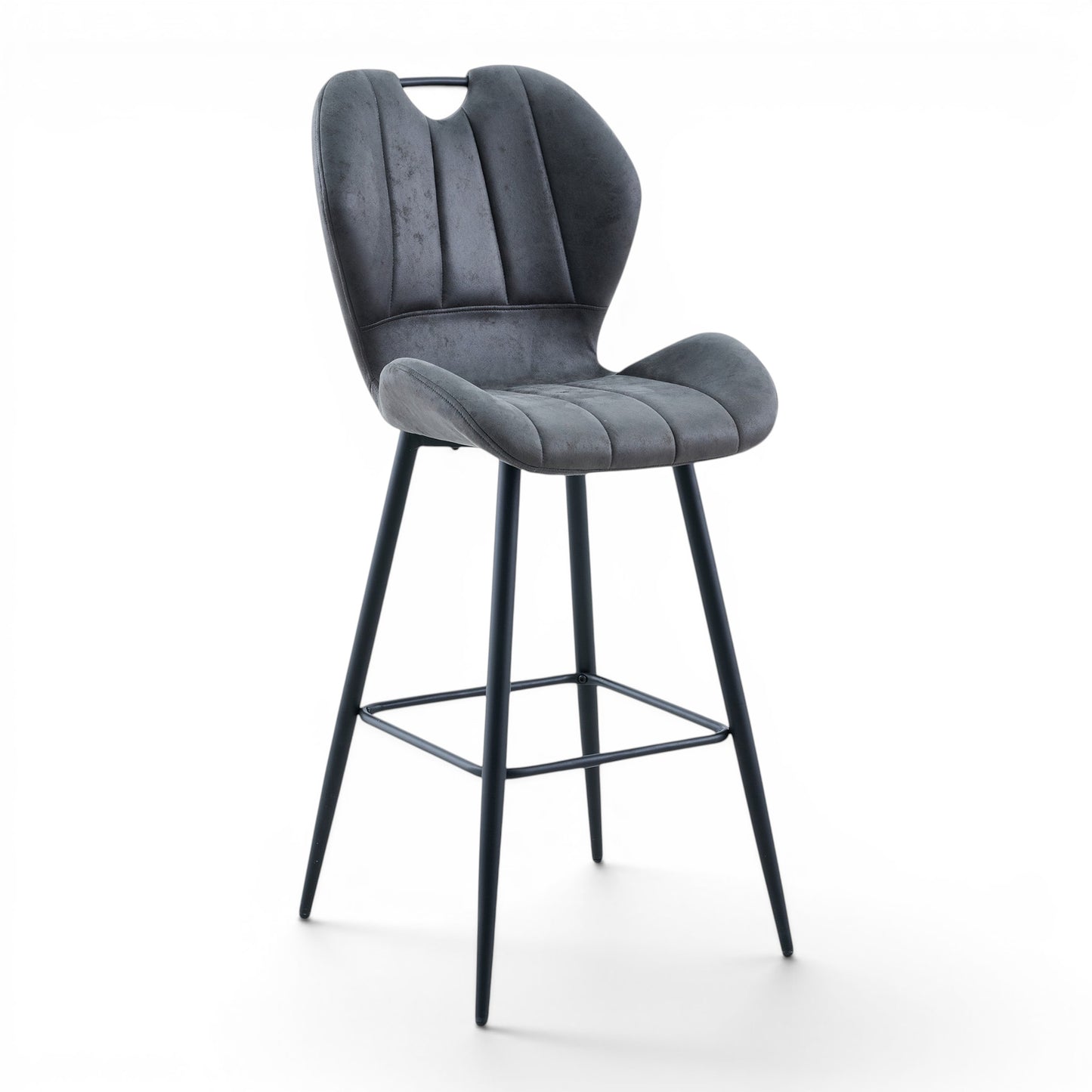 Verona Grey Pu Leather Barstool