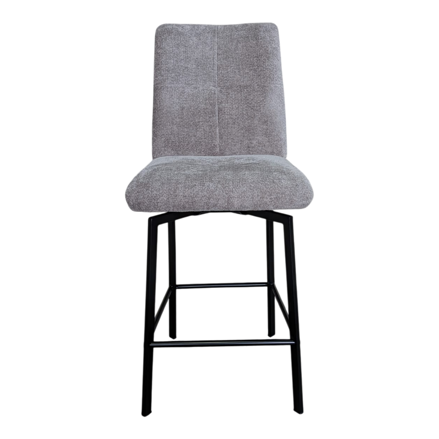 Grey Fabric Selmy 1 Barstools (set of 2)