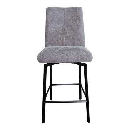 Grey Fabric Selmy 1 Barstools (set of 2)