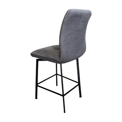 Grey Fabric Selmy 1 Barstools (set of 2)