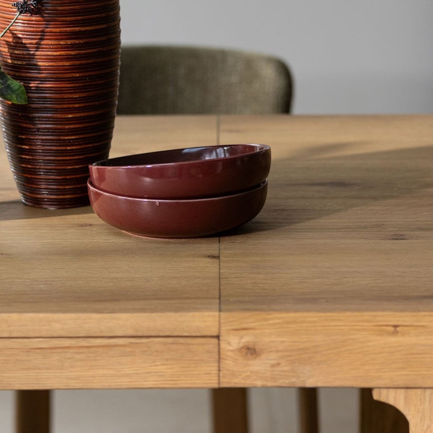 Wyatt Reclaimed Oak Extending Dining Table