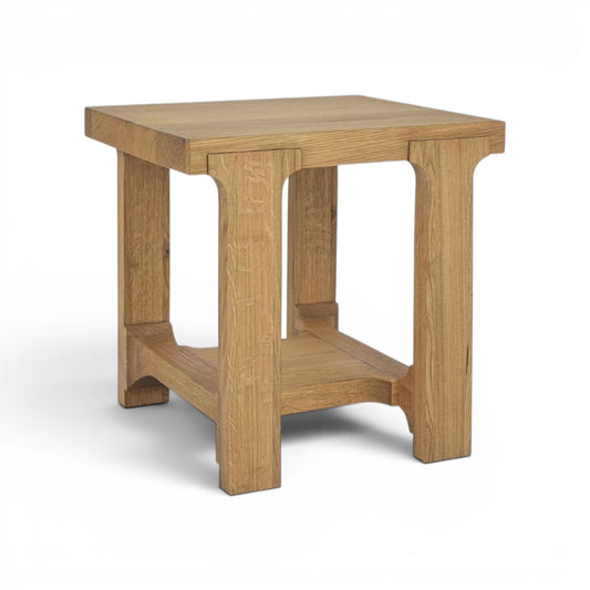 Wyatt Reclaimed Oak Lamp Table