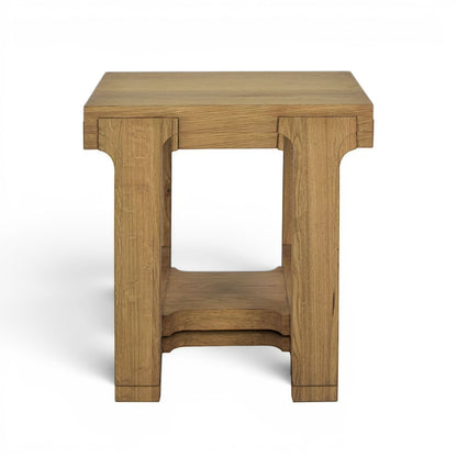 Wyatt Reclaimed Oak Lamp Table