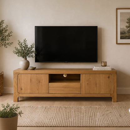 Wyatt Reclaimed Oak TV Unit