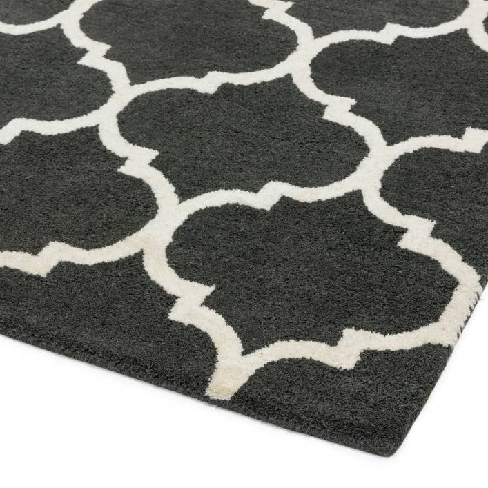 Ogee Charcoal Albany Rug - 80cm x 150cm