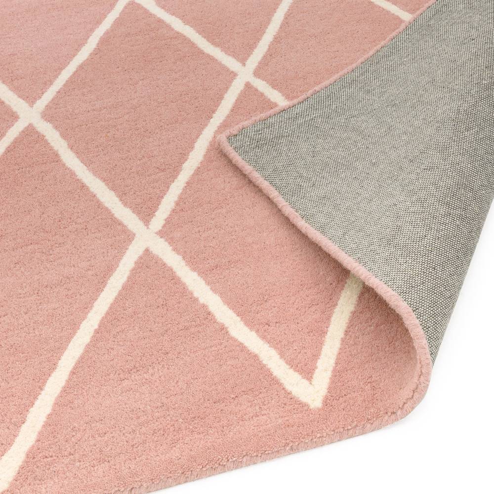 Diamond Pink Albany Rug - 200cm x 290cm