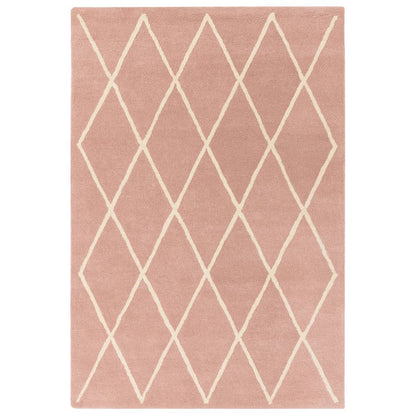 Diamond Pink Albany Rug - 200cm x 290cm