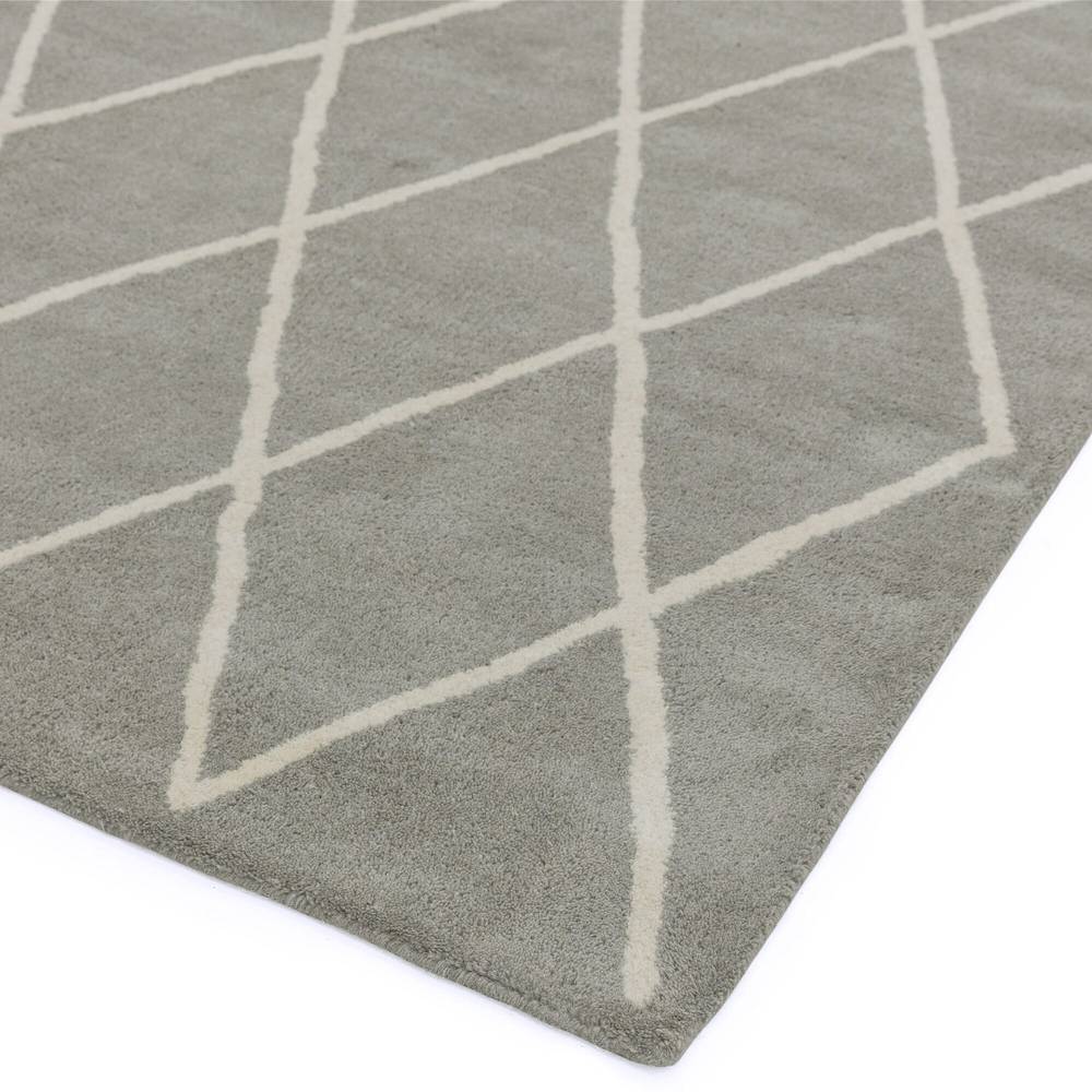 Diamond Silver Albany Rug - 200cm x 290cm