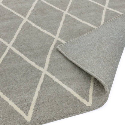 Diamond Silver Albany Rug - 200cm x 290cm