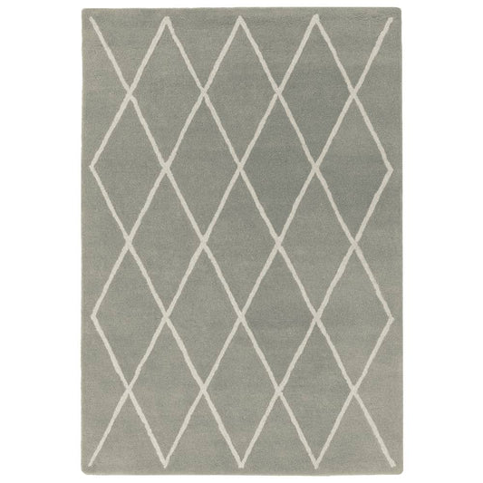 Diamond Silver Albany Rug - 200cm x 290cm