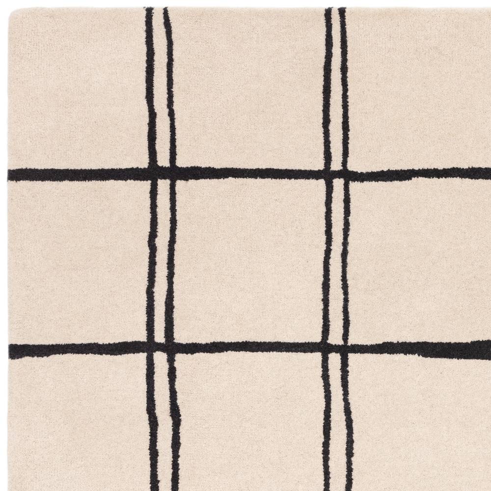 Grid Monochrome Albany Rug - 200cm x 290cm