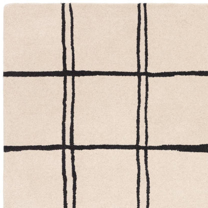 Grid Monochrome Albany Rug - 200cm x 290cm