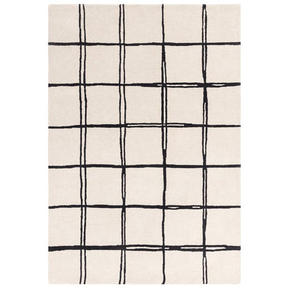 Grid Monochrome Albany Rug - 200cm x 290cm