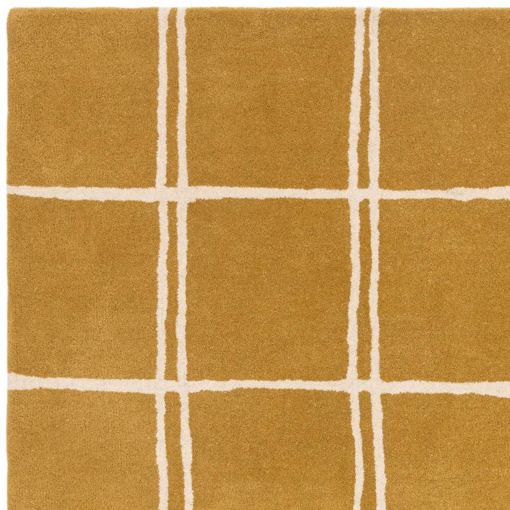 Grid Gold Albany Rug - 200cm x 290cm