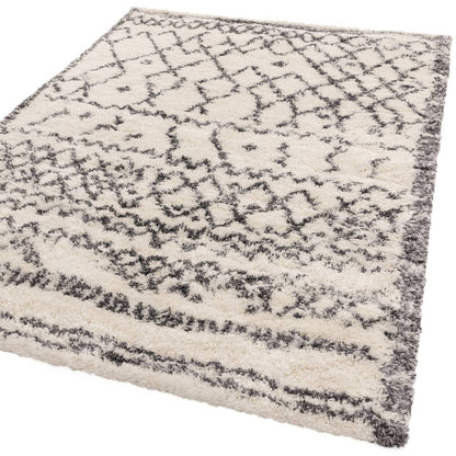 Cream & Grey Alto Rug - 200cm x 290cm