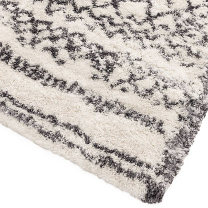 Cream & Grey Alto Rug - 200cm x 290cm