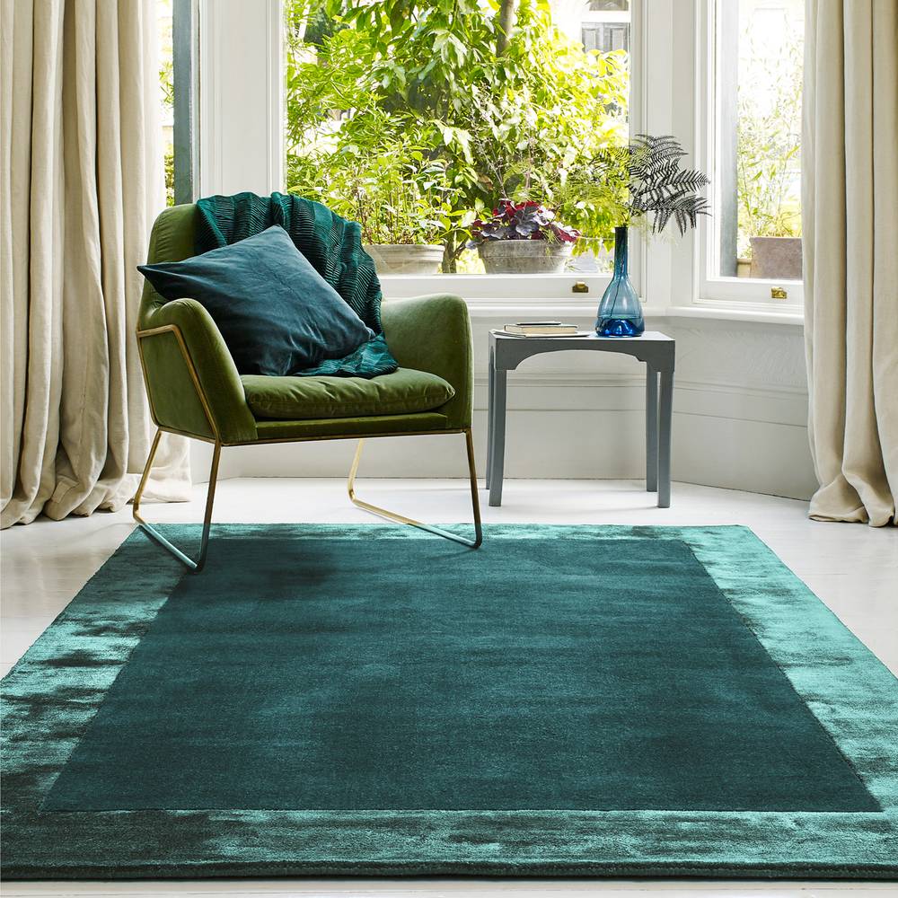 Aqua Blue Ascot Rug - 200cm x 290cm