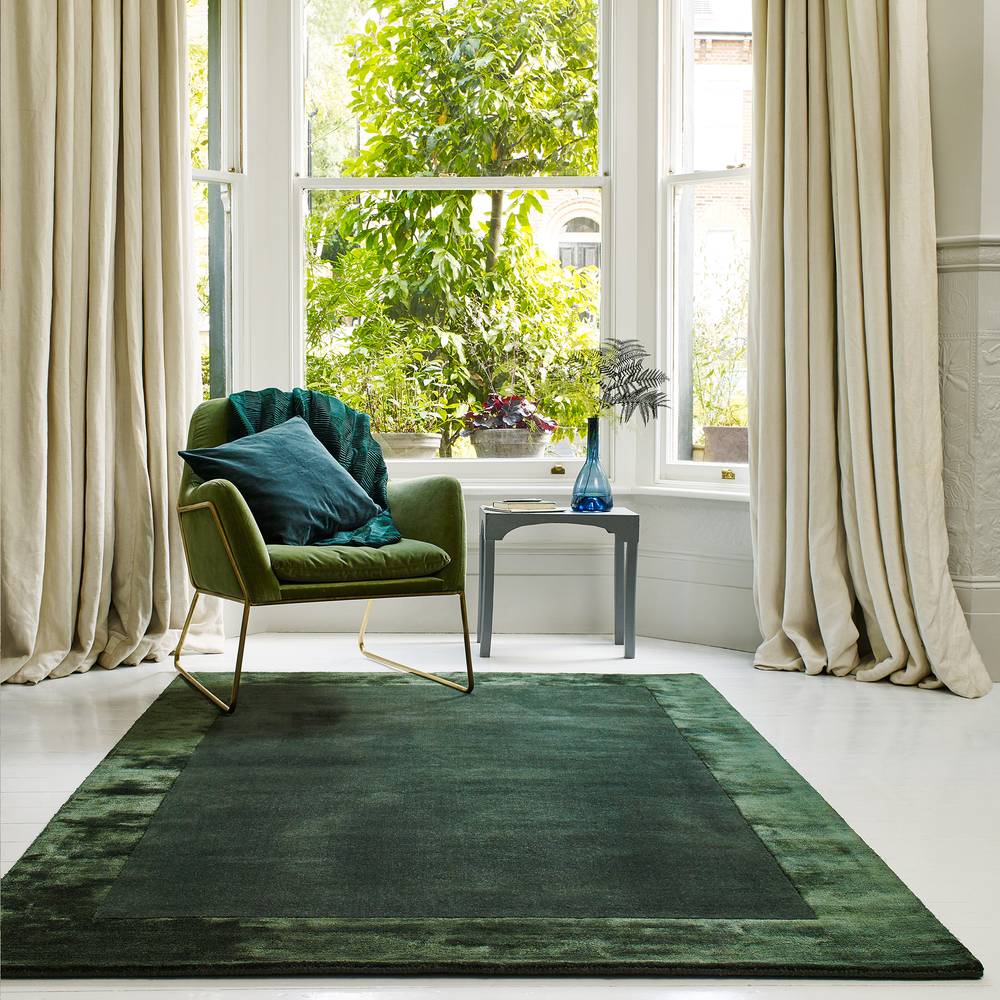 Green Ascot Rug - 200cm x 290cm