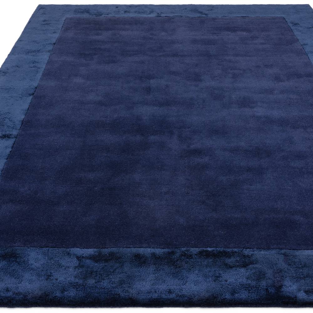 Navy Ascot Rug - 200cm x 290cm