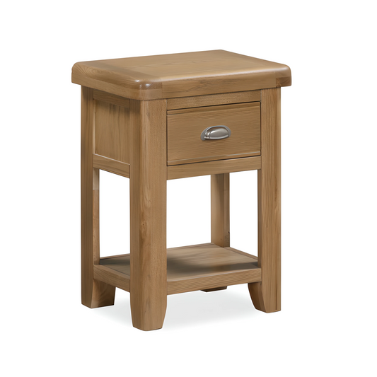 Ashford Smoked Oak Bedside Table - Pieces For Places