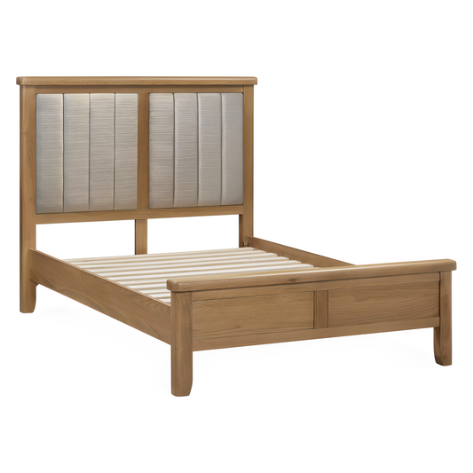 Ashford Smoked Oak King Size Bed - Pieces For Places