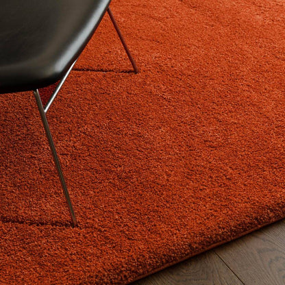 Orange Atlas Rug - 80cm x 150cm