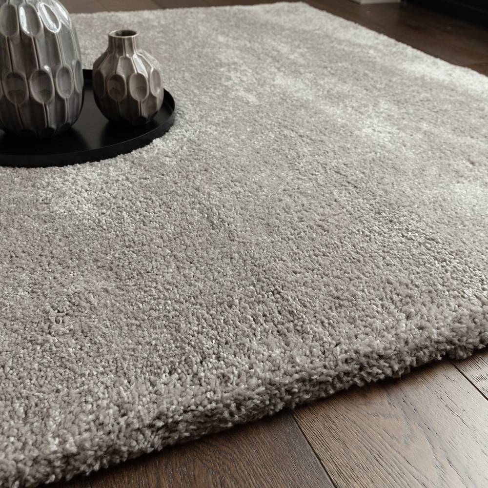 Silver Atlas Rug - 200cm x 290cm
