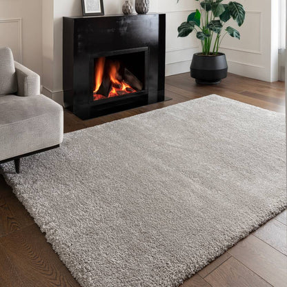 Silver Atlas Rug - 200cm x 290cm